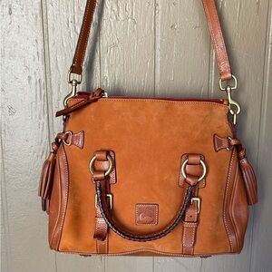 Dooney & Bourke Tan Leather Shoulder Bag